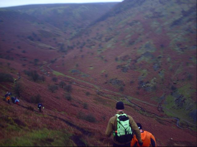 Ascending the ramp to Barristers Plain